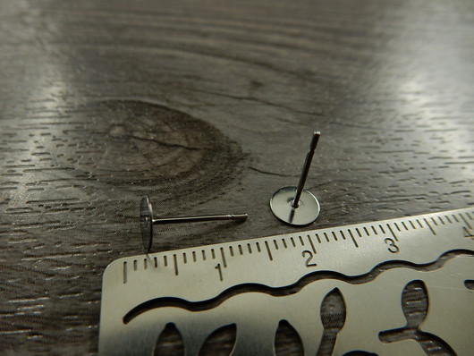 Korvakorutappi, 6x13mm, rst, 10 paria