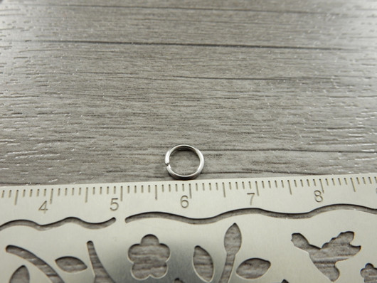 Välirengas, 6x0.8mm, avattava, rst, 100kpl