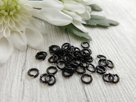 Välirengas, 4x0.7mm, avattava, musta, 100kpl