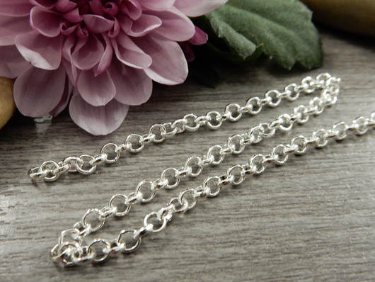 Roloketju, 4x1mm kirkashopea, 1m