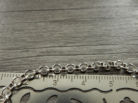 Roloketju, 4x1mm kirkashopea, 1m