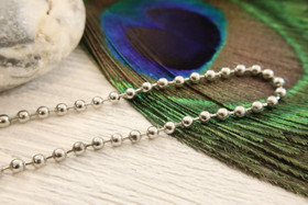 Palloketju, 2.4mm, kromi, 1m