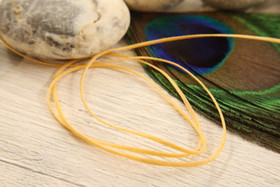 Vahattu nauha, 1mm, okra, 1m