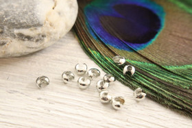 Päällyshelmi, 3mm, kromi, 20kpl