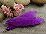 Hanhen sulka/höyhen, n.7cm, liila, 1kpl