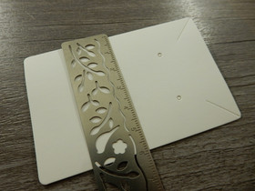 Korukortti, 6x9cm, valkoinen, 1kpl