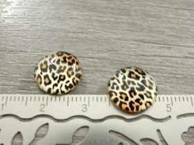 Kapussi kuvio, 12mm, ruskea, 1kpl