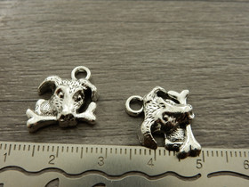 Koirariipus, 15x15mm, kromi, 1kpl