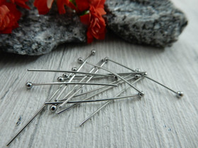 Korupiikki pallopää, 25x0,6mm, rst, 50kpl