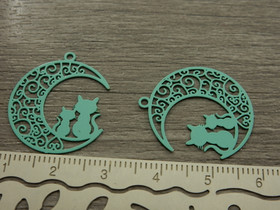 Kuukissariipus, 22x24mm, vihreä, 1kpl