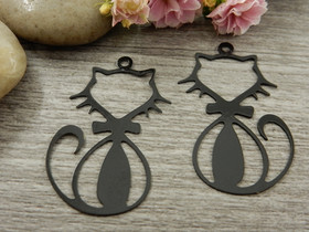 Kissariipus 33x19mm, musta, 1kpl