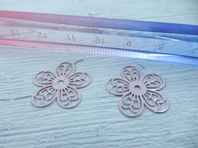 Kukkariipus, 18mm, vaaleanpunainen, 1kpl