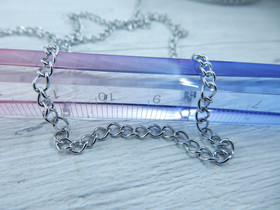 Twistketju, 4x3x0,6mm, rst, 1m