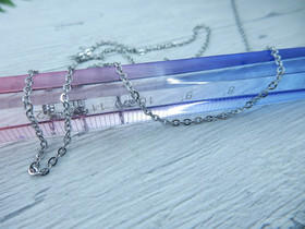 Ankkuriketju, 2.4x1.7x0.5mm, rst, 1m