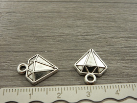 Timanttiriipus, 13x15mm, kromi, 1kpl