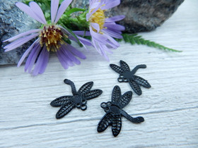 Sudenkorentoriipus, 11x14mm, musta, 1kpl