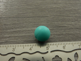 Silikonihelmi, 9mm, tummaminttu, 1kpl