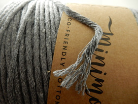 Makramee lanka, harmaa, 1m