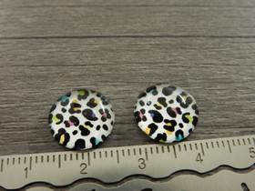 Kapussi täplä, 12mm, moniväri, 1kpl