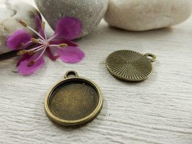 Kapussi pohja, 12mm, pronssi, 1kpl