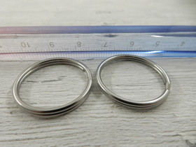 Avainrengas, 25mm, rst, 1kpl