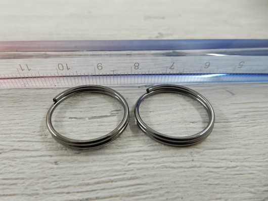 Avainrengas, 20mm, gunmetal, 1kpl