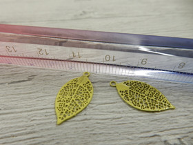 Lehtiriipus 19x10mm, keltainen, 1kpl