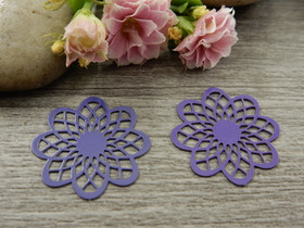 Kukkariipus, 19x20mm, liila, 1kpl