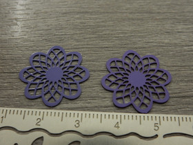 Kukkariipus, 19x20mm, liila, 1kpl