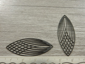 Pisarariipus, 40x16mm, musta, 1kpl