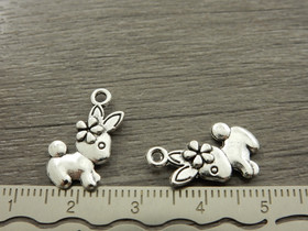 Pupuriipus, 18x10mm, kromi, 1kpl