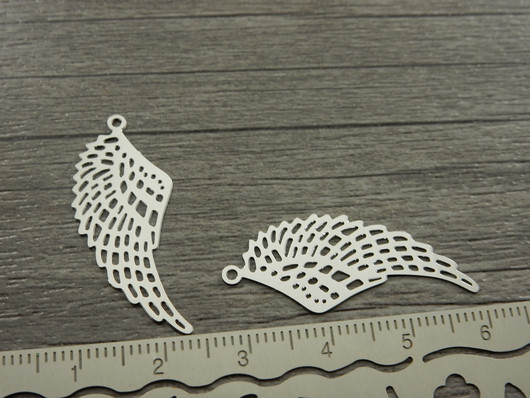 Siipiriipus, 32x13mm, kromi, 1kpl