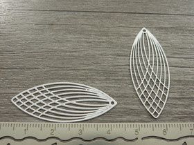 Pisarariipus, 40x16mm, valkoinen, 1kpl