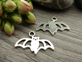 Lepakkoriipus, 16x23mm, kromi, 1kpl