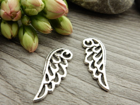 Siipiriipus/linkki, 24x9mm, kromi, 1kpl