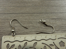 Korvakorukoukku 19x19mm, rst, 100 paria