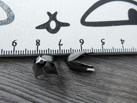 Helmihattu Tähkä, 13x8mm, gunmetal, 10kpl