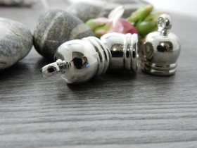 Nauhanpää, 12x18mm, kromi, 10kpl