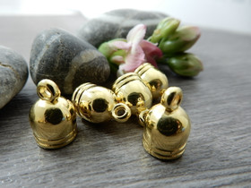 Nauhanpää, 8x13mm, vaaleakulta, 10kpl