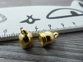 Nauhanpää, 8x13mm, vaaleakulta, 10kpl