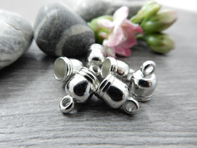 Nauhanpää, 7x11mm, kromi, 10kpl