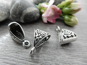 Riipuspidike, 15x10mm, kromi, 1kpl