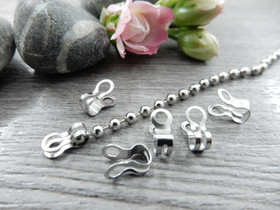 Palloketjun urapääte, 8x4mm, rst, 10kpl 