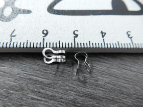 Palloketjun urapääte, 8x4mm, rst, 10kpl 