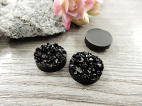 Kapussi rösöpinta, 12mm, musta, 1kpl