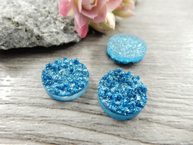 Kapussi rösöpinta, 12mm, turkoosi, 1kpl