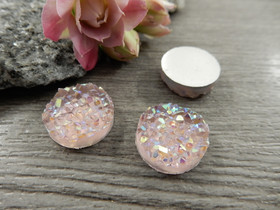 Kapussi rösöpinta, 12mm, vaaleanpunainen, 1kpl