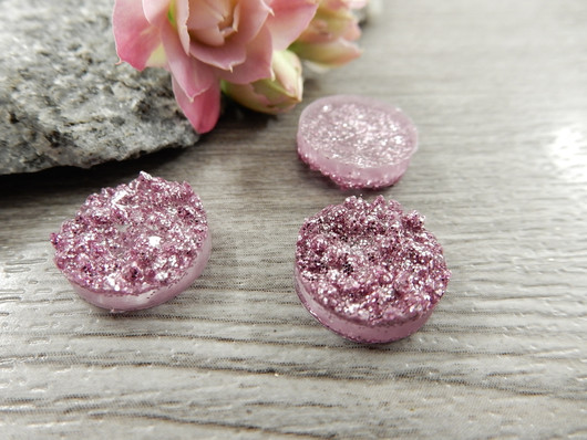 Kapussi rösöpinta, 12mm, pinkki, 1kpl