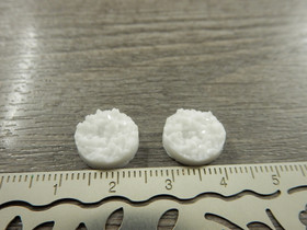 Kapussi rösöpinta, 12mm, valkoinen, 1kpl