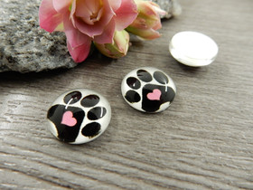 Kapussi tassu, 12mm, moniväri, 1kpl